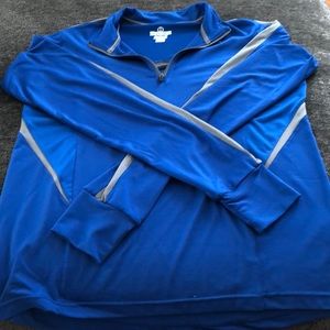 Adult XS Quarter Zip, Blue good condition